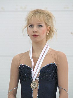 Виктория Павук на чемпионате Венгрии по фигурному катанию 2007/2008