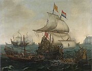 Battle of the Narrow Seas, by Hendrick Cornelisz Vroom.