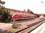 Triebwagen für die Strecke Weimar–Kranichfeld im Bahnhofsbereich von Weimar (2007)