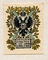 Худ. барон Арміній Євгенович фон Фелькерзам (1864-1918). Екслібрис Бібліотеки Зимового палацу 1907 р.