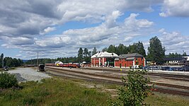 Elverums järnvägsstation.