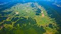 Aerial view of Burke's Garden, Virginia