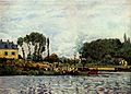 Bateaux à Bougival Alfred Sisley, 1873