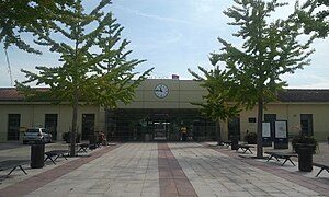 Gare d'Auch, avenue Pierre-Mendès-France.