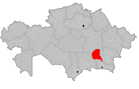 Localisation de District de Balkhach