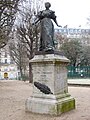 Louis-Ernest Barrias, Monument à Maria Deraismes restituée quasiment à l'identique[80] dans le square des Épinettes.