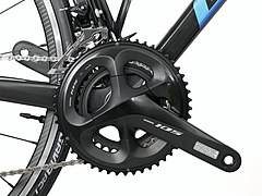 Bicycle crankset Shimano 105 R7000 (chainring 50-34, length 172.5mm, 11 speed)
