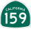State Route 159 marker