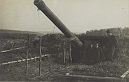 A Canon de 138 mle 1910 near Vacherauville France 1915.