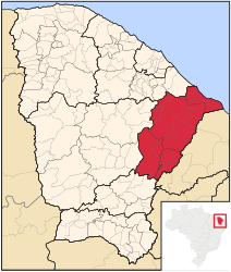 Jaguaribe – Mappa