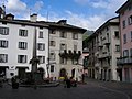 Una piazza del centro di Chiavenna