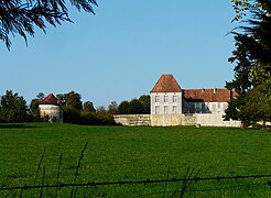 Le château et son pigeonnier.