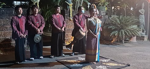 Accueil au dîner Benjarong kantoke, Chiang Mai