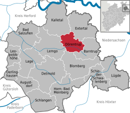 Dörentrup – Mappa