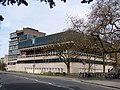 The Denys Wilkinson Building on the corner of the western end of Keble Road at the junction with Banbury Road