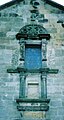 Carved stonework from an old fireplace at Dunlop House and a finial from the old kirk incorporated into the new church on the Dunlop Aisle