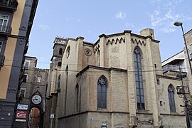 Exterior de la Iglesia de San Eligio Maggiore (1270-?) a la plaza del Mercato