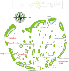 Atollo Faafu – Mappa