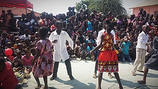 Enfants en fête.