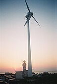 Wind turbine on Bozcaada, Turkey
