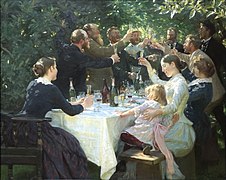 Hipp hipp hurra! Konstnärsfest på Skagen - Peder Severin Krøyer (2016-06-29)