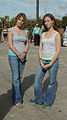 Jenna Bush et Barbara Pierce Bush, photographiées en 2004.