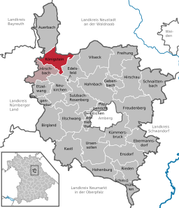 Läget för Königstein i Landkreis Amberg-Sulzbach