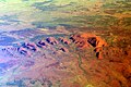 Aerial view of Kata Tjuta, Northern Territory