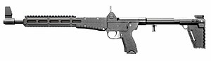 9mm SUB-2000 with 15-round Beretta 92 magazine.