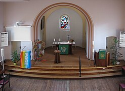 Blick von Empore zum Altar