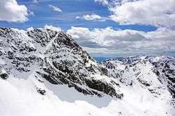 Świnica sijaitsee Puolan ja Slovakian rajalla