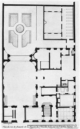 Plan of the ground floor