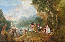 Antoine Watteau, The Embarkation for Cythera (1717)