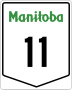 Provincial Trunk Highway 11 marker