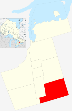 Location of Markham within York Region