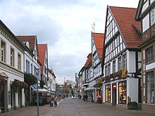 Timbered houses