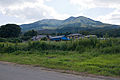 Monte Tsukuba visto desde Sakuragawa.