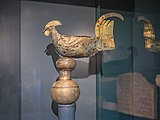 The Gallo di Ramperto, Museo di Santa Giulia in Brescia (Italy), the oldest surviving weather vane in the shape of a rooster in the world