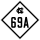North Carolina Highway 69A marker