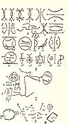 Nsibidi symbols of Nigeria.