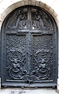 Access door to the crypt