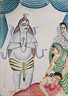 Shiva as Groom and fainted Mother-in-law