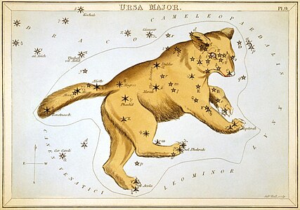 Ursa Major, by Sidney Hall and Richard Rouse Bloxam (restored by Adam Cuerden)