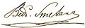 Smetana's signature