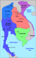 Image 19Lan Xang's zone of influence and neighbours, c. 1540 (from History of Laos)