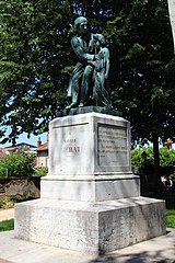 Statue by D'Angers in Bourg-en-Bresse