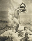 『風の火 - アクロポリスで踊るテレーズ・ダンカン（イサドラの娘）』、1921年