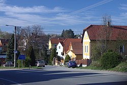 Centre of Sudoměřice u Tábora