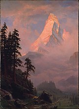 Sunrise on the Matterhorn, after 1875, Metropolitan Museum of Art, New York City