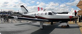 un TBM-850 au salon du Bourget